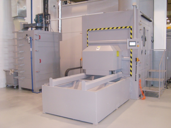 JCK-ZP-2020 Non-standard Automatic Rotary Sandblasting Machine