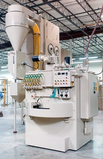 CNC shot peening machine for aviation blades