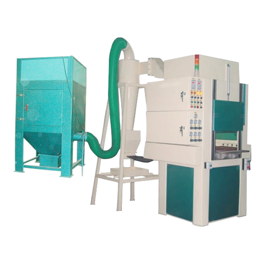 JCK Roller Shaft Special Semi automatic Sandblasting Machine
